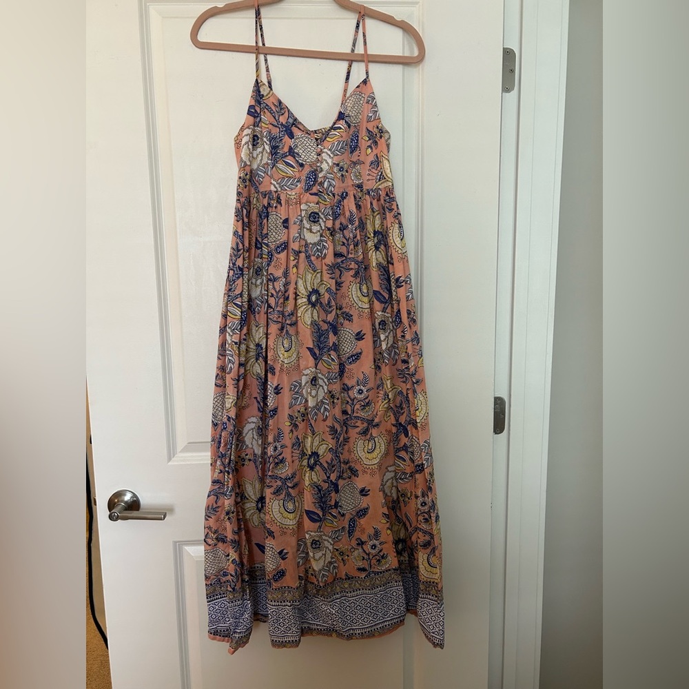 Anokhi Floral Maxi Dress - Multicolor